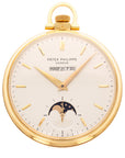 Patek Philippe Yellow Gold Perpetual Calendar Pocket Watch Ref. 725/2