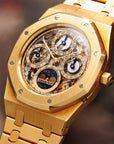 Audemars Piguet Yellow Gold Royal Oak Skeleton Perpetual Ref. 25636BA