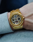 Audemars Piguet Yellow Gold Royal Oak Skeleton Perpetual Ref. 25636BA