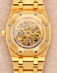 Audemars Piguet Yellow Gold Royal Oak Skeleton Perpetual Ref. 25636BA