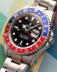 Rolex Steel GMT Master II Ref. 16710 with Box and Papers