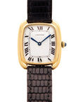 Cartier - Cartier Yellow Gold Tank Gondole Strap Watch - The Keystone Watches