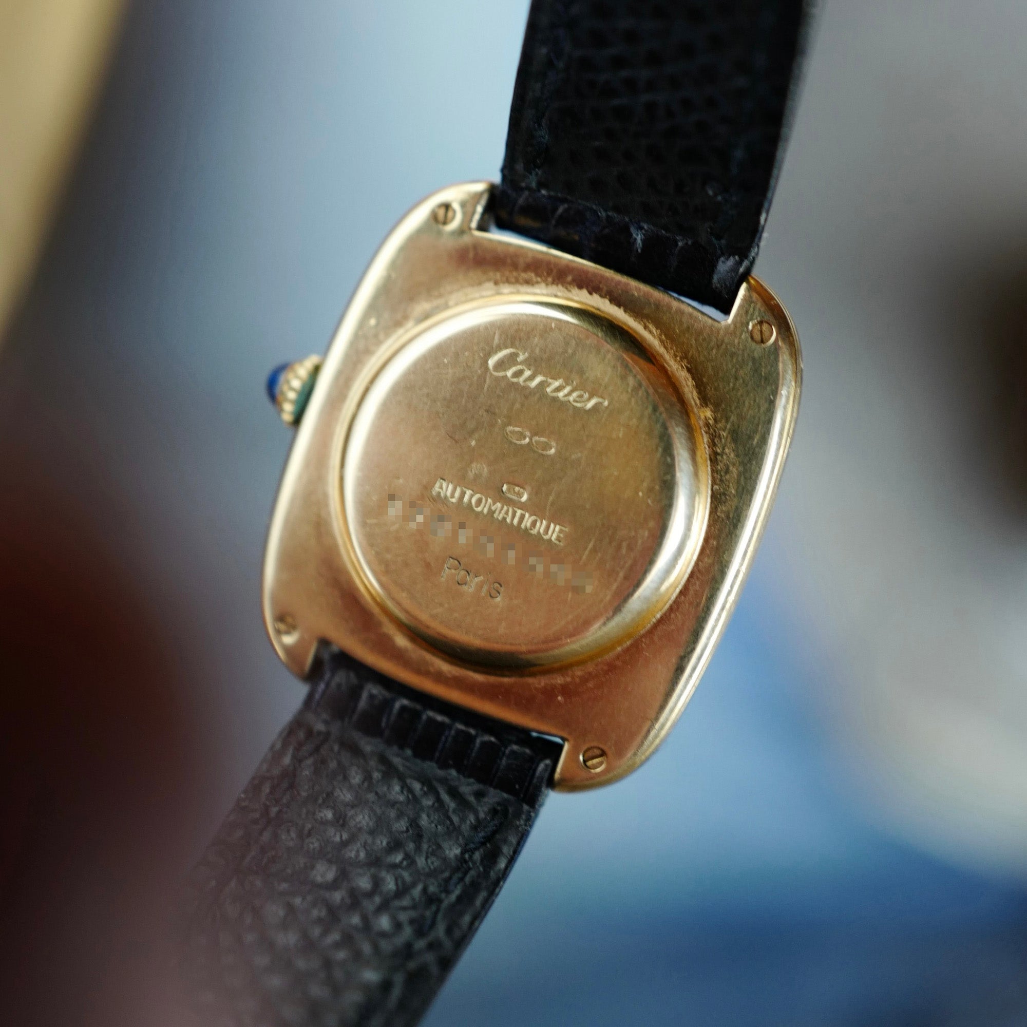 Cartier - Cartier Yellow Gold Tank Gondole Strap Watch - The Keystone Watches