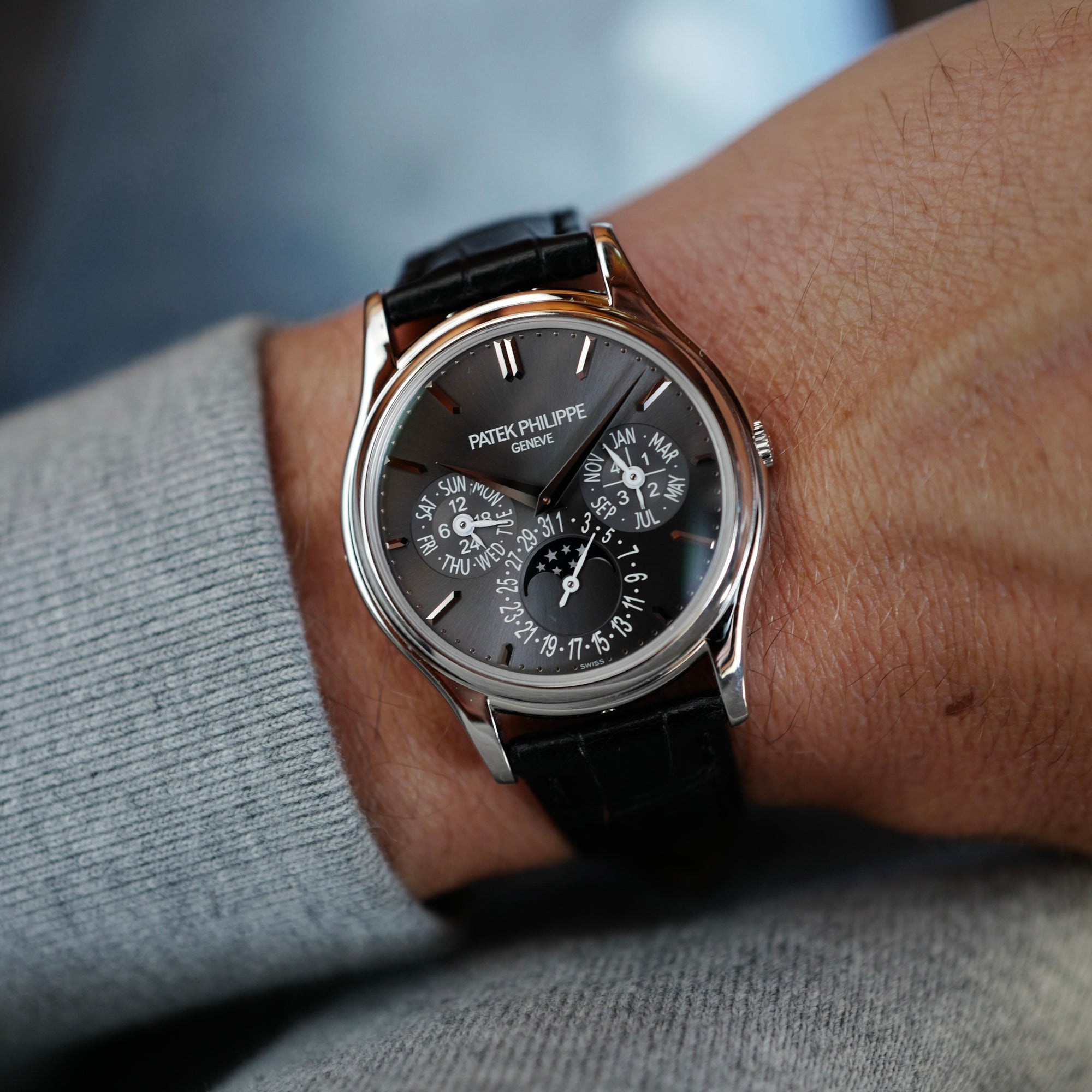 Patek Philippe - Patek Philippe Platinum Perpetual Calendar Watch Ref. 5140 (New Arrival) - The Keystone Watches