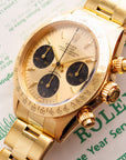 Rolex Yellow Gold Daytona Ref. 6265 with Two Dials and Extensive Service Records