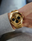 Rolex Yellow Gold Daytona Ref. 6265 with Two Dials and Extensive Service Records