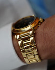 Cartier - Cartier Yellow Gold Automatic Pasha Ref. 1989 with Rare Black Dial - The Keystone Watches