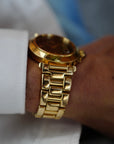 Cartier - Cartier Yellow Gold Automatic Pasha Ref. 1989 with Rare Black Dial - The Keystone Watches