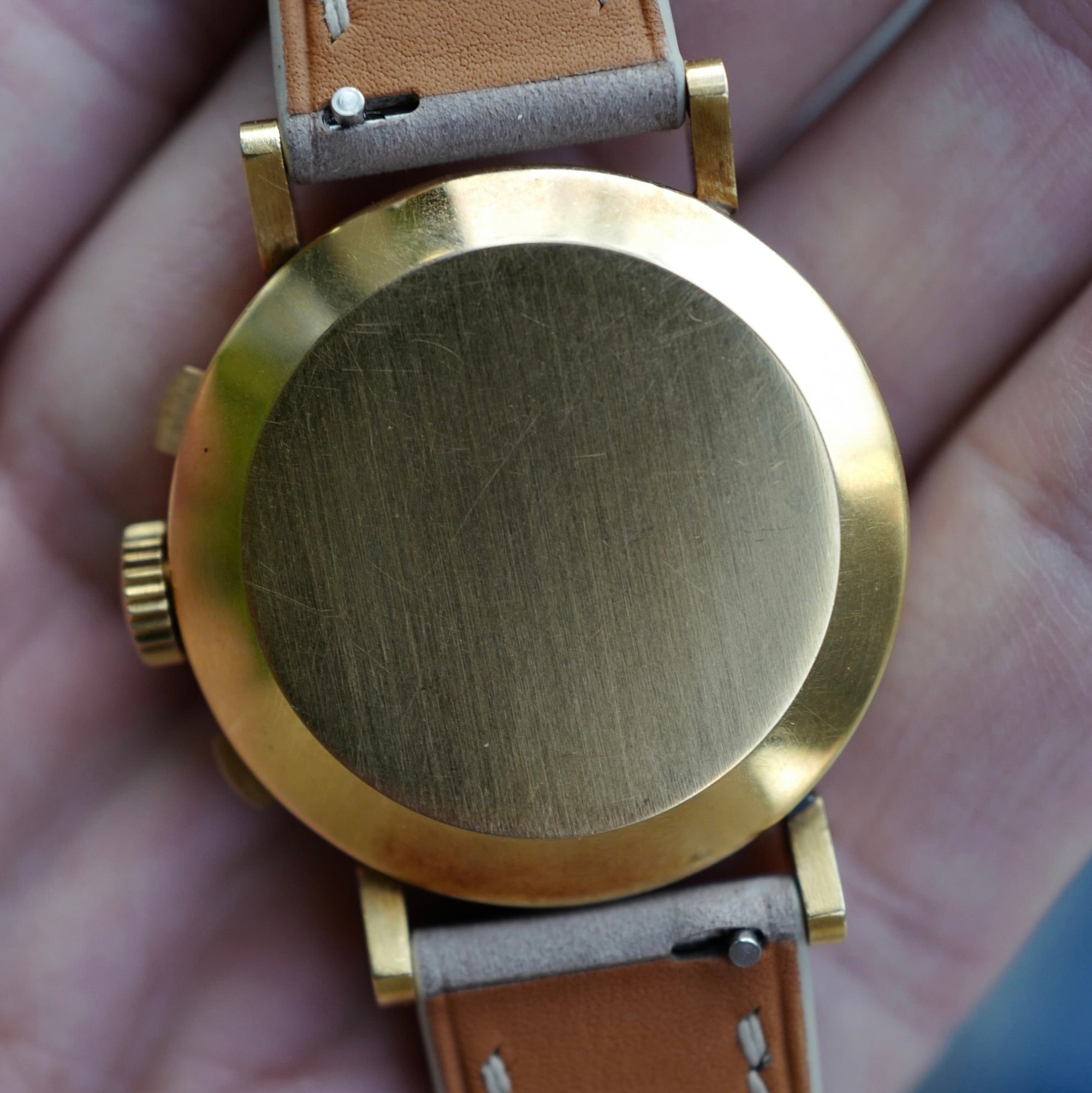 Patek Philippe Yellow Gold Chronograph Watch Ref. 591, Incredible Original Condition (New Arrival)