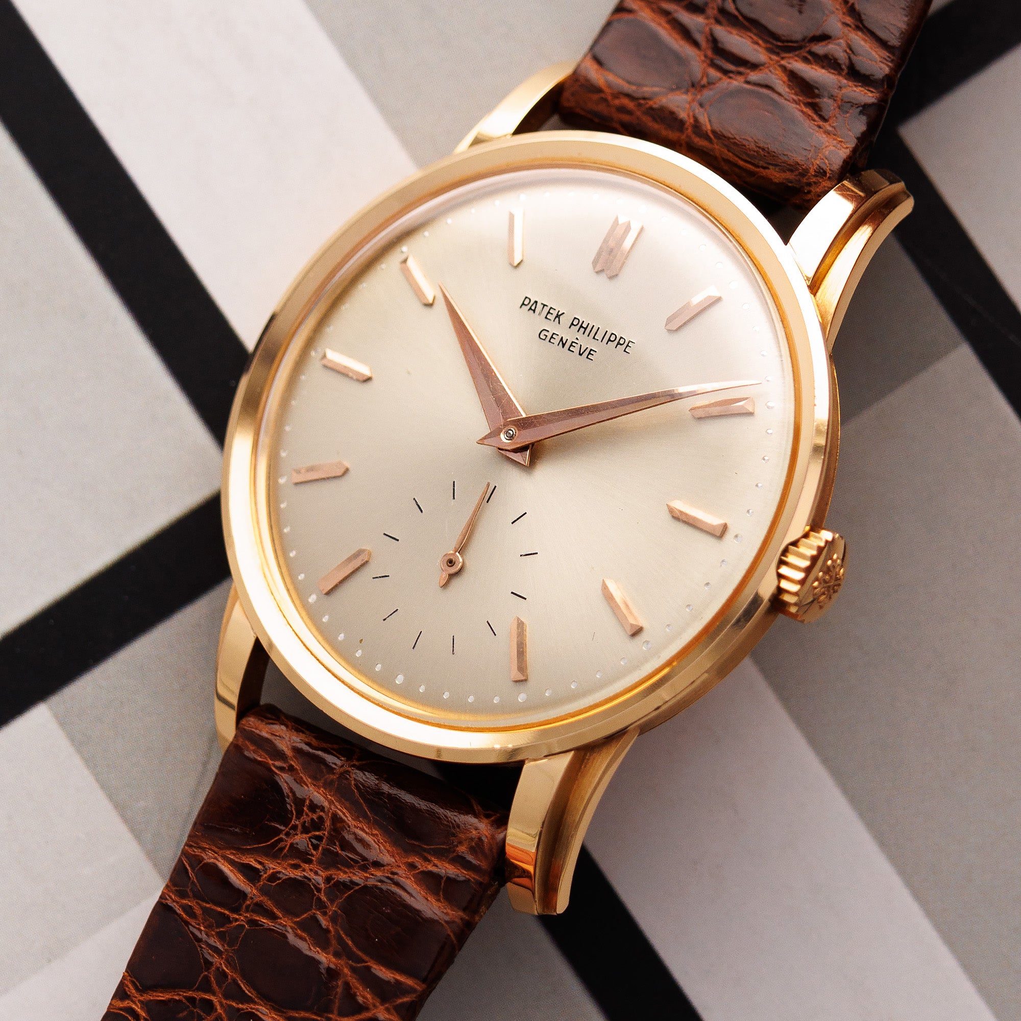 Patek Philippe Rose Gold Calatrava Watch Ref. 2452 in Untouched Condition