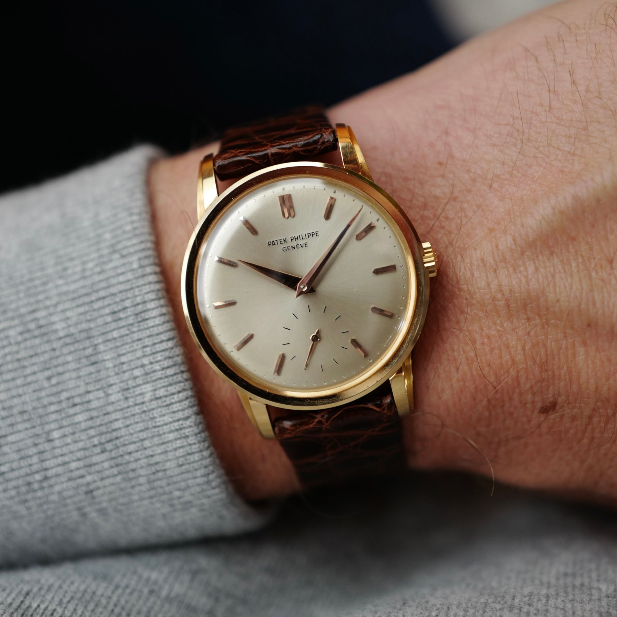 Patek Philippe Rose Gold Calatrava Watch Ref. 2452 in Untouched Condition