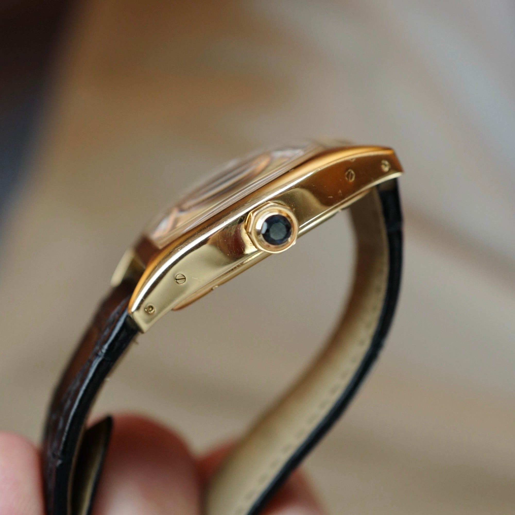 Cartier Yellow Gold Monopoussoir CPCP Watch Ref. 2356