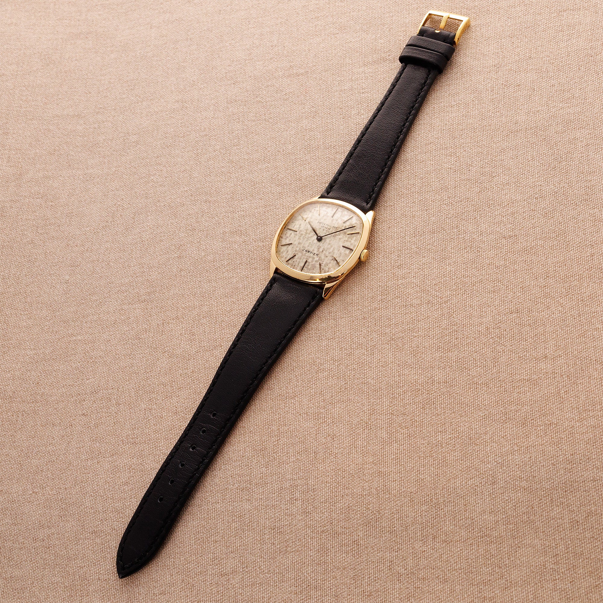 Patek Philippe Yellow Gold Golden Circle Ref. 3544 Retailed by Cartier