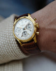 Jaeger LeCoultre Yellow Gold Chronograph Valjoux 72