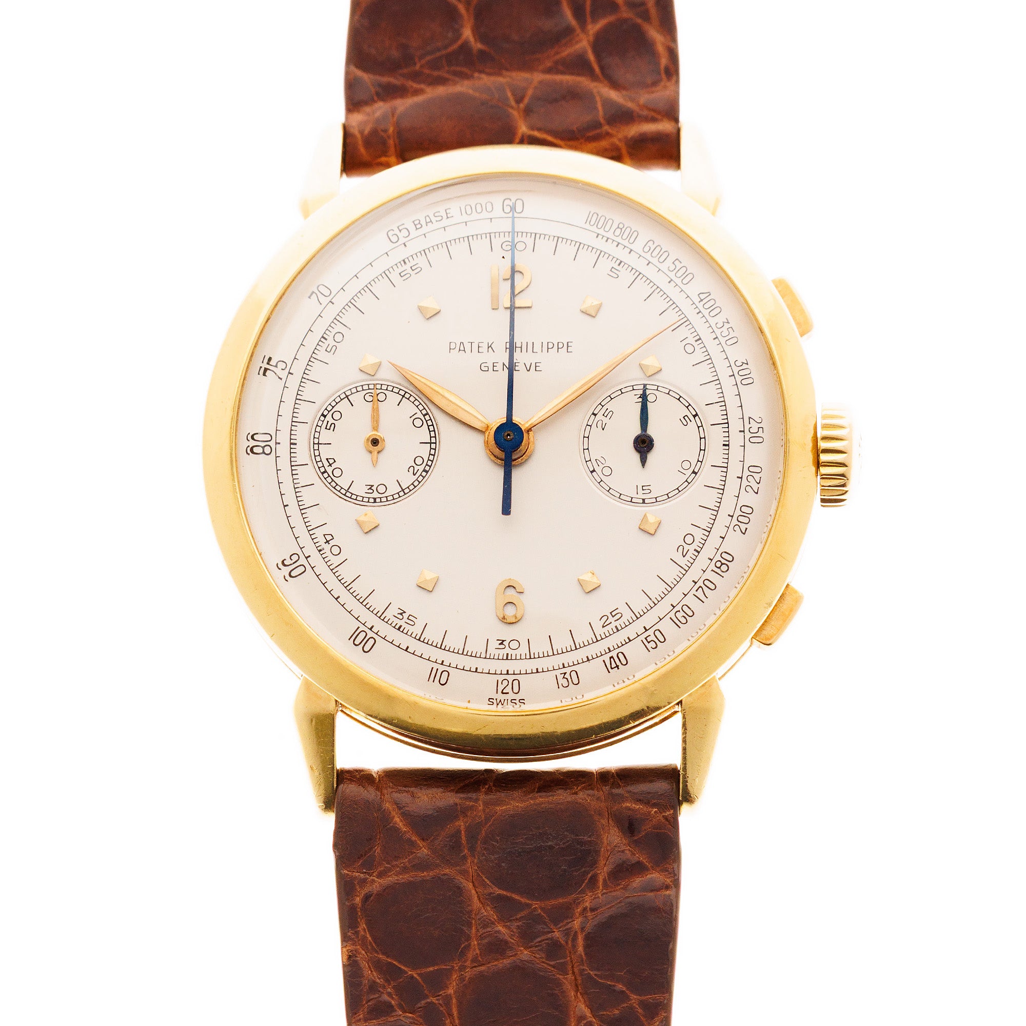 Patek Philippe Yellow Gold Chronograph Watch Ref. 1579