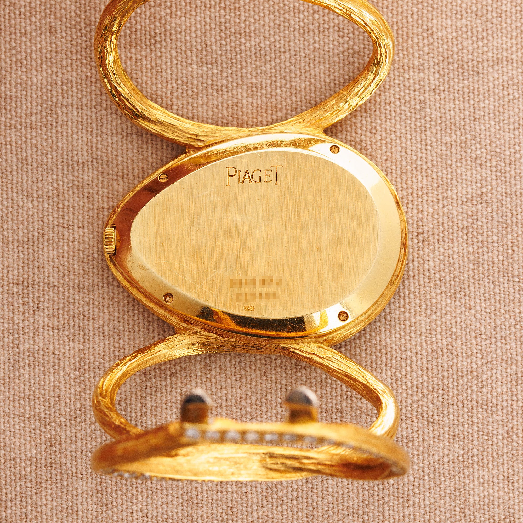 Piaget Yellow Gold Diamond Bangle Watch