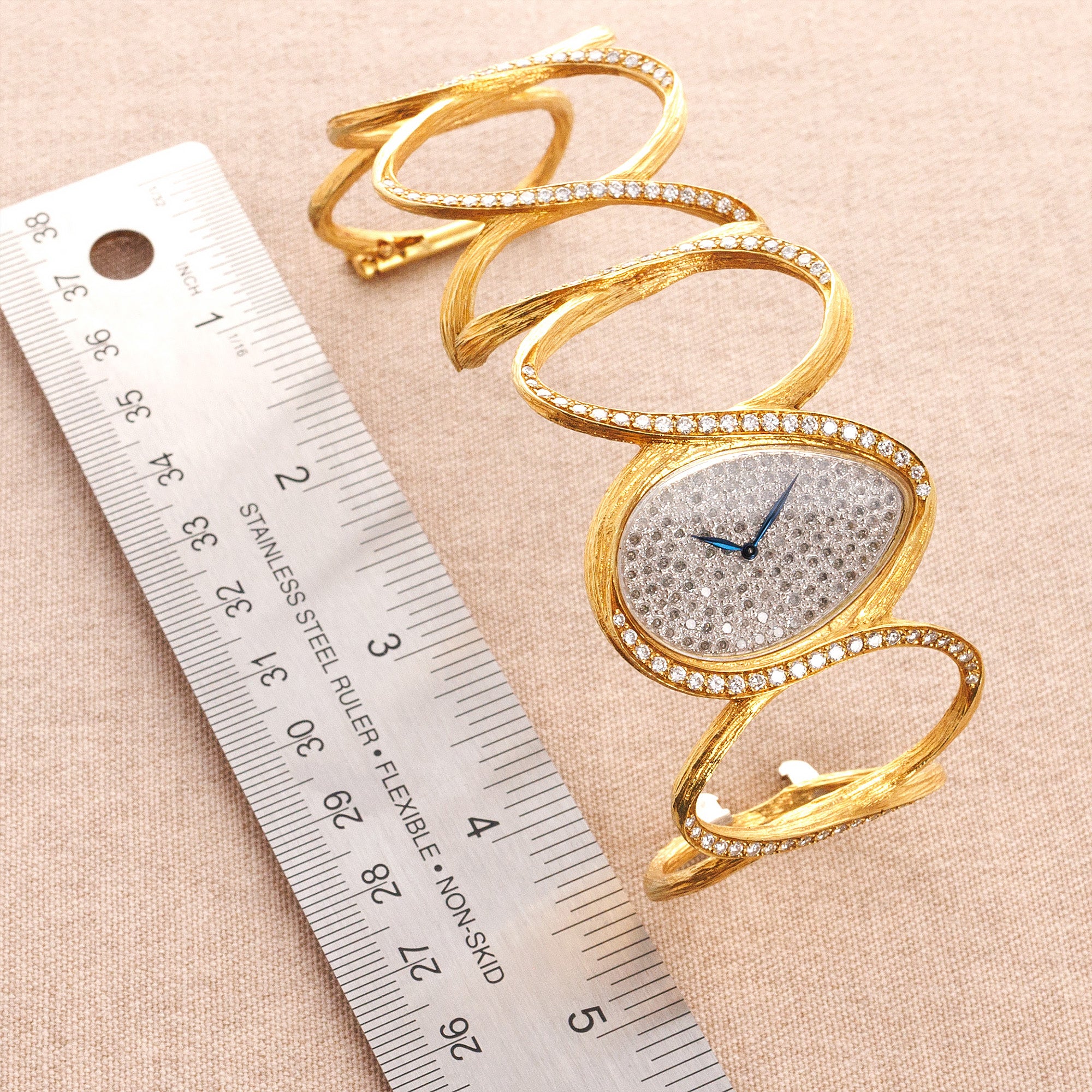 Piaget - Piaget Yellow Gold Diamond Bangle Watch - The Keystone Watches