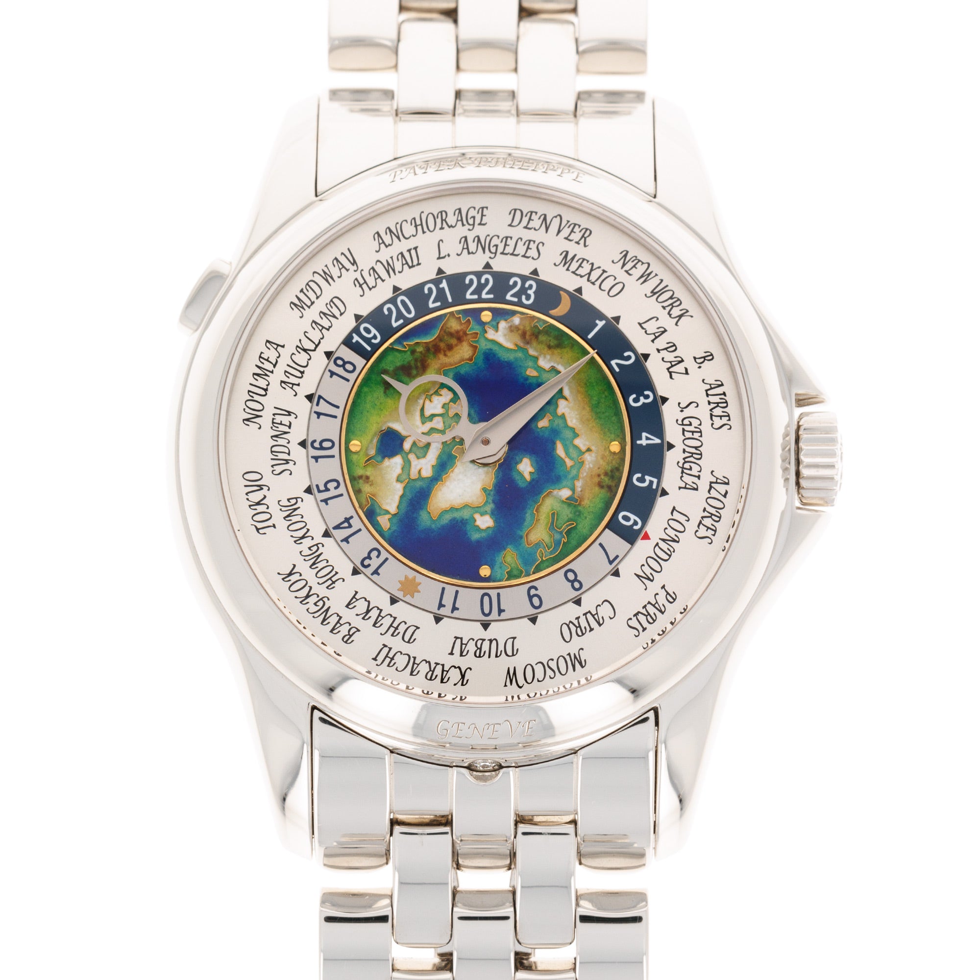 Patek Philippe - Patek Philippe Platinum World Time Watch Ref. 5131, Single Sealed - The Keystone Watches