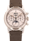 Patek Philippe White Gold Perpetual Calendar Chronograph Ref. 3970