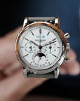 Patek Philippe White Gold Perpetual Calendar Chronograph Ref. 3970