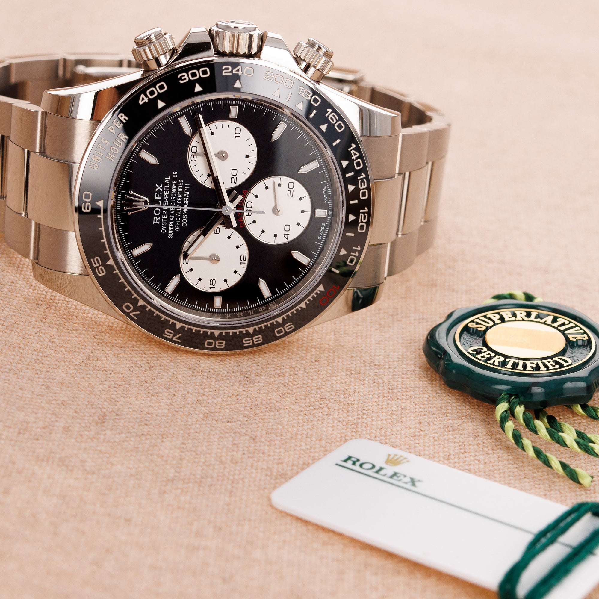 Rolex White Gold Le Mans Daytona Watch Ref. 126529LN