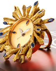 Vacheron Constantin Clock with Branch Design and Sapphires (Objet)