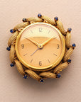 Van Cleef & Arpels - Van Cleef  & Arpels Alarm Clock with Rope Design and Sapphires (Objet) - The Keystone Watches