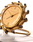 Van Cleef  & Arpels Alarm Clock with Rope Design and Sapphires (Objet)