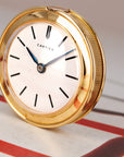 Cartier Yellow Gold London Travel Clock in Original Box, 1960 (Objet)