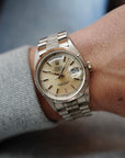 Rolex White Gold Bark Finish Day Date Ref. 18249