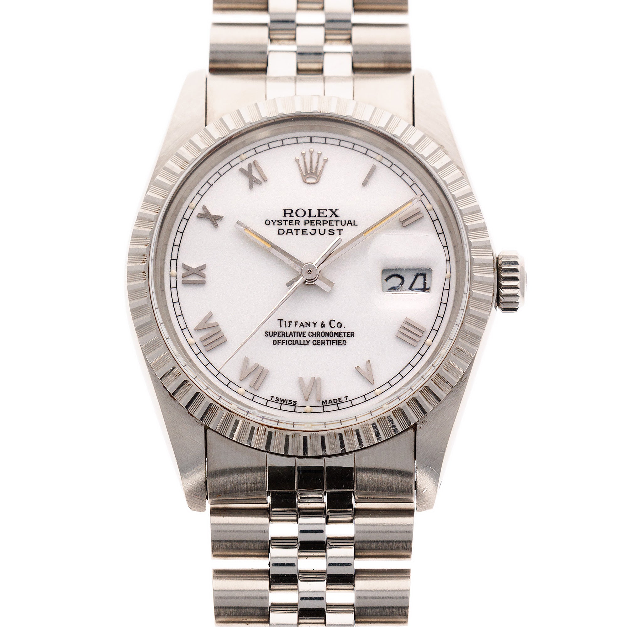 Rolex - Rolex Steel Datejust Ref. 16030 Retailed by Tiffany & Co. - The Keystone Watches