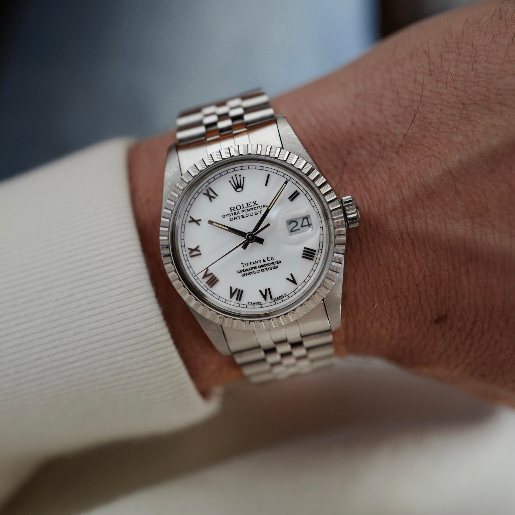 Rolex - Rolex Steel Datejust Ref. 16030 Retailed by Tiffany & Co. - The Keystone Watches