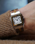 Cartier Two Tone Santos Ref. 2961 on Godron Bracelet