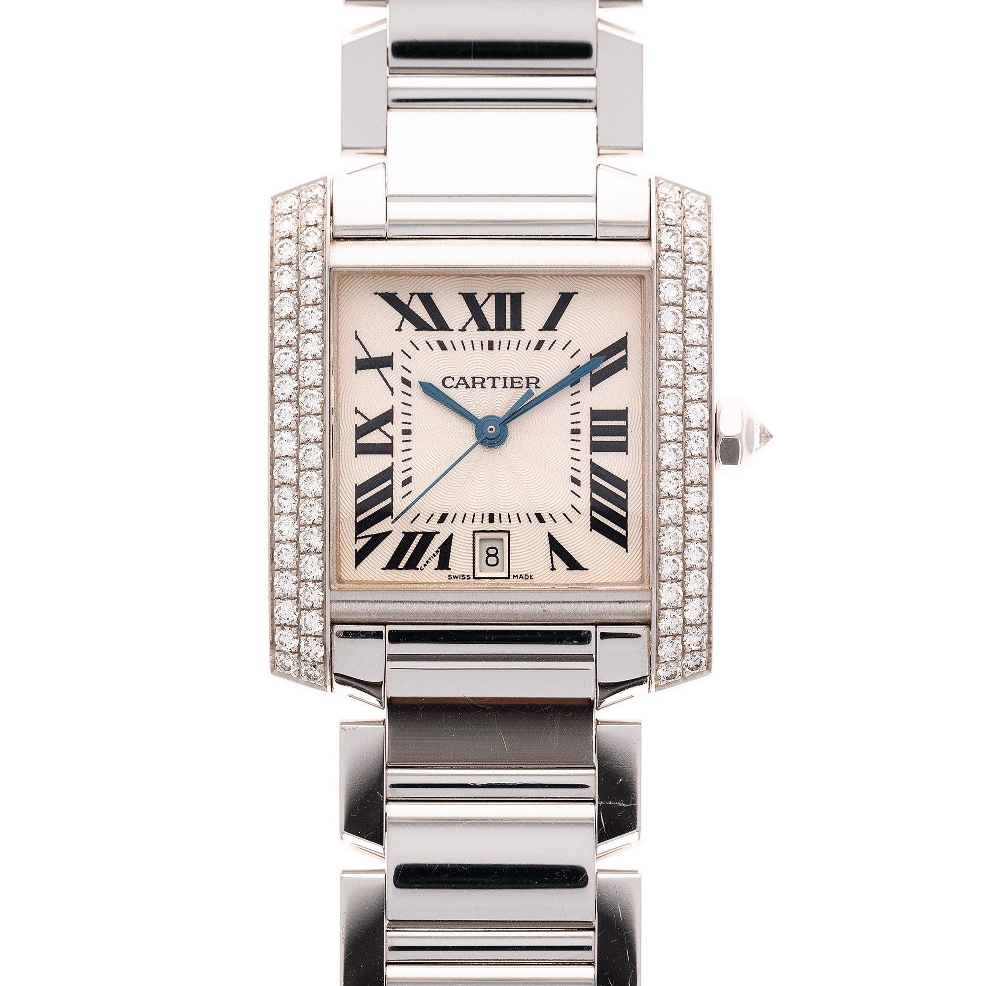 Cartier - Cartier White Gold Large Model Tank Francaise Ref. WE100351 - The Keystone Watches