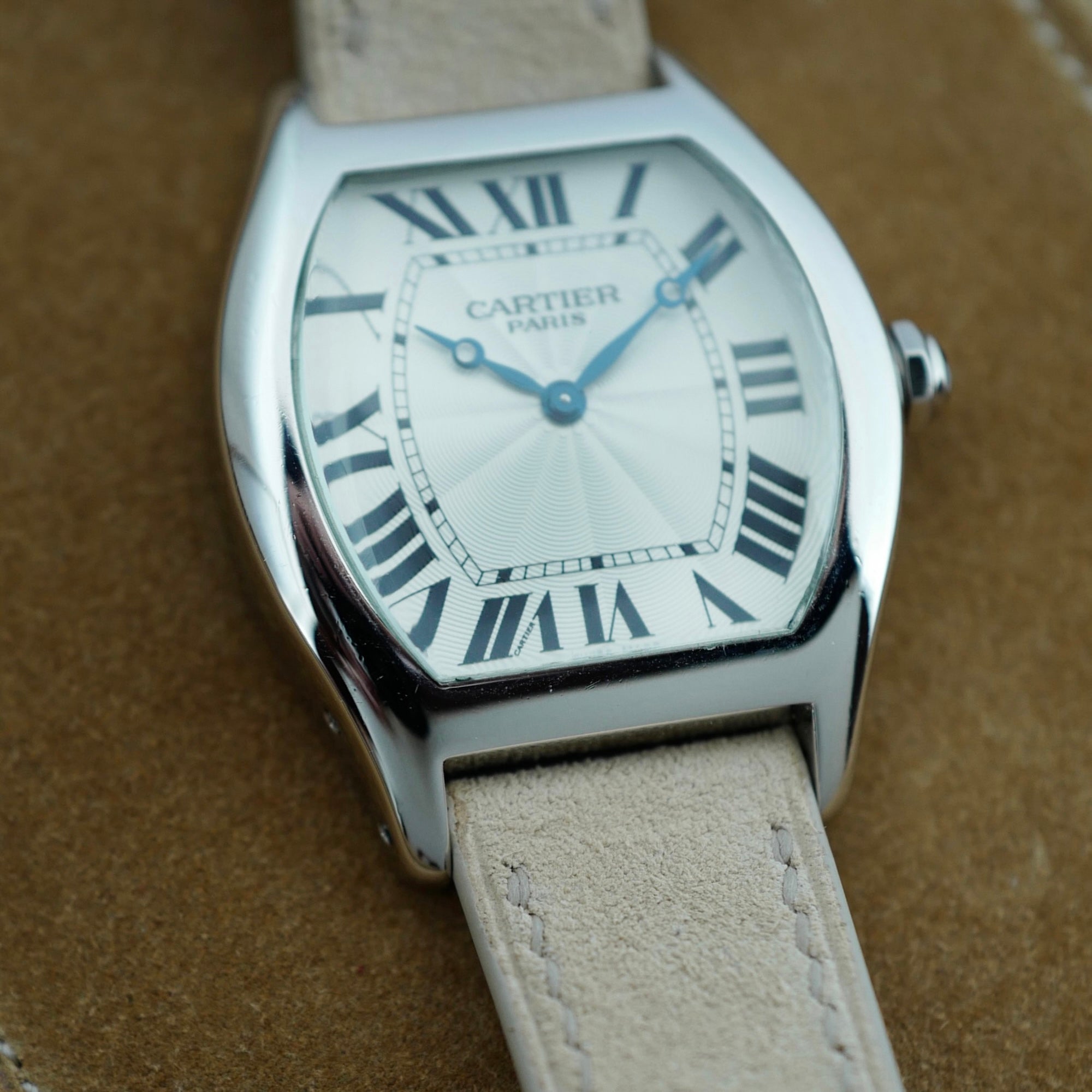 Cartier Platinum Tortue Watch Ref. 2518D (New Arrival)