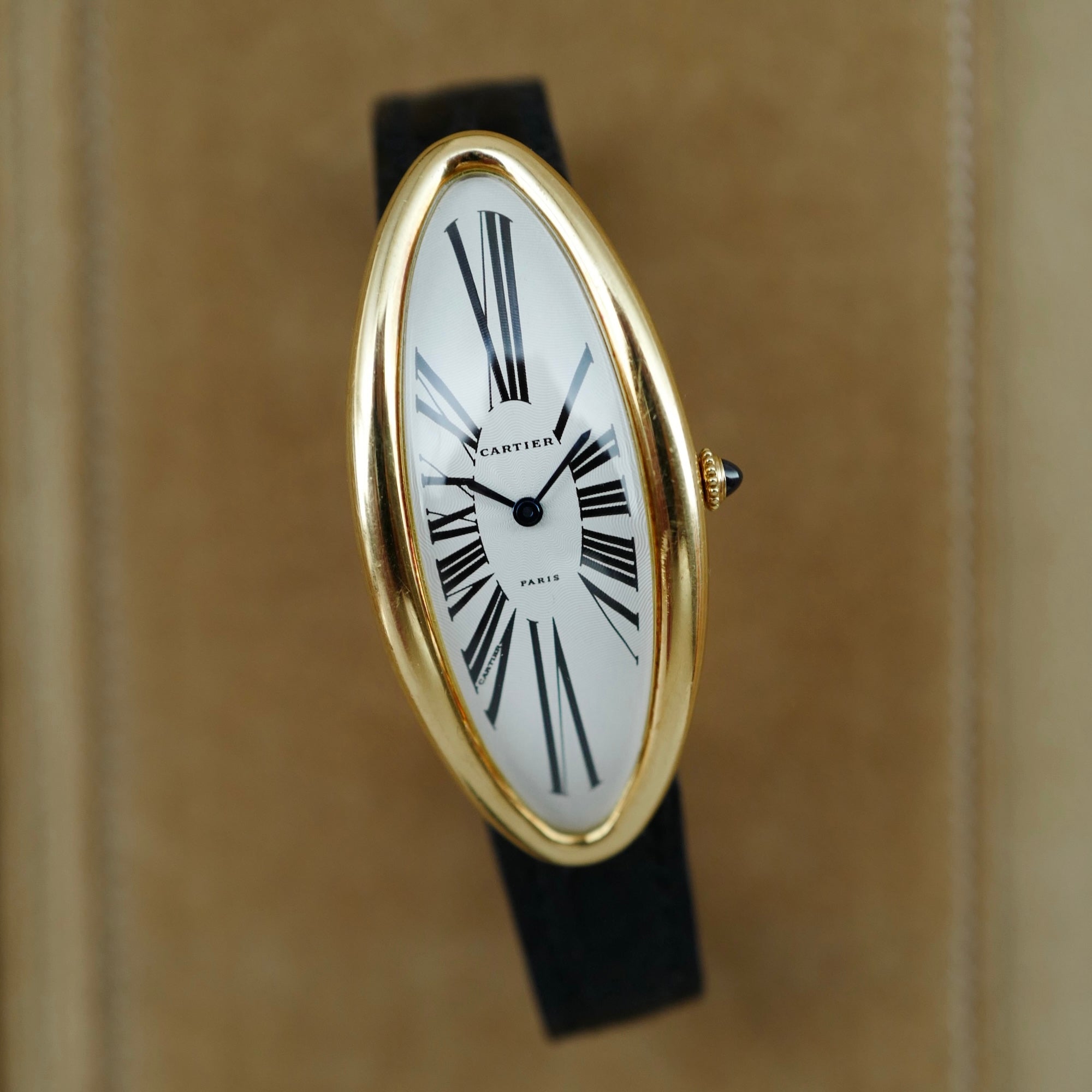 Cartier - Cartier Yellow Gold Collection Prive Baignoire Allongee from 1991 (New Arrival) - The Keystone Watches