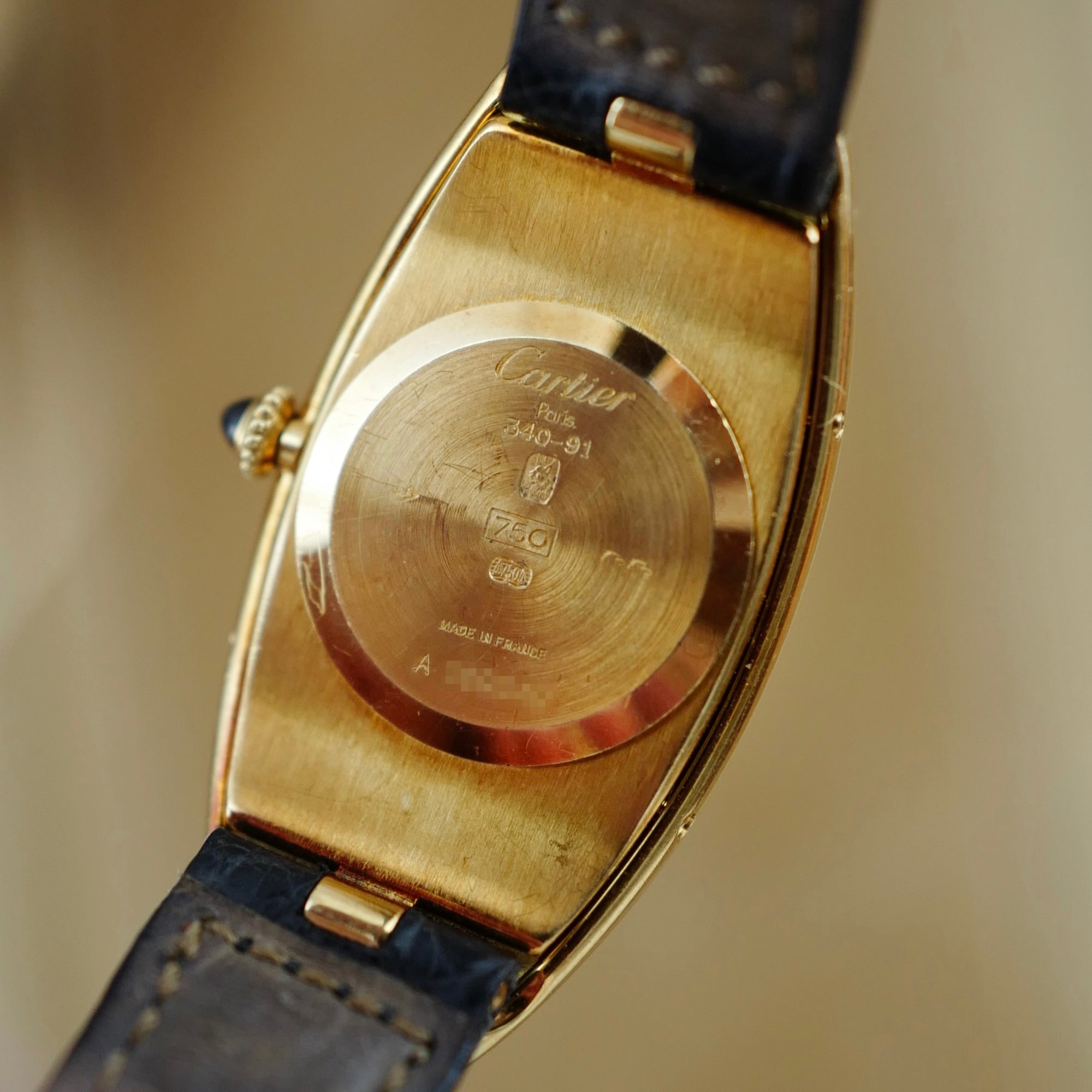 Cartier - Cartier Yellow Gold Collection Prive Baignoire Allongee from 1991 (New Arrival) - The Keystone Watches