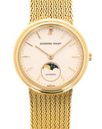 Audemars Piguet Yellow Gold Moonphase Watch on Bracelet