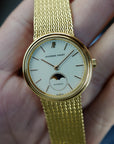 Audemars Piguet Yellow Gold Moonphase Watch on Bracelet