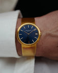 Patek Philippe Yellow Gold Calatrava Ref. 3601 with Blue Dial (New Arrival)