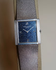 Patek Philippe White Gold Gondolo Ref. 3571 with Textured Blue Dial and JPE Bracelet