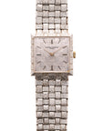 Vacheron Constantin Ladies White Gold Woven Braclet Watch