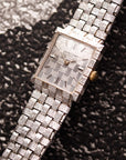 Vacheron Constantin Ladies White Gold Woven Braclet Watch