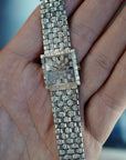 Vacheron Constantin Ladies White Gold Woven Braclet Watch