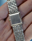 Vacheron Constantin Ladies White Gold Woven Braclet Watch