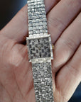 Vacheron Constantin Ladies White Gold Woven Braclet Watch