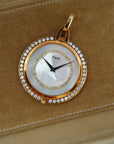 Piaget - Piaget Yellow Gold and Diamond Pocket Watch with Mother of Pearl and Diamond Dial (New Arrival) - The Keystone Watches