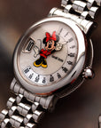 Gerald Genta Steel Retro Minnie Mouse Retrograde Ref. M10