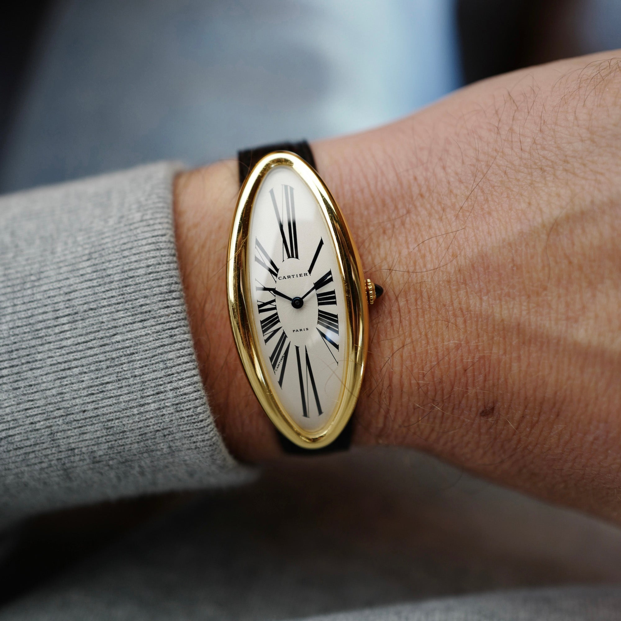 Cartier - Cartier Yellow Gold Collection Prive Baignoire Allongee from 1991 - The Keystone Watches