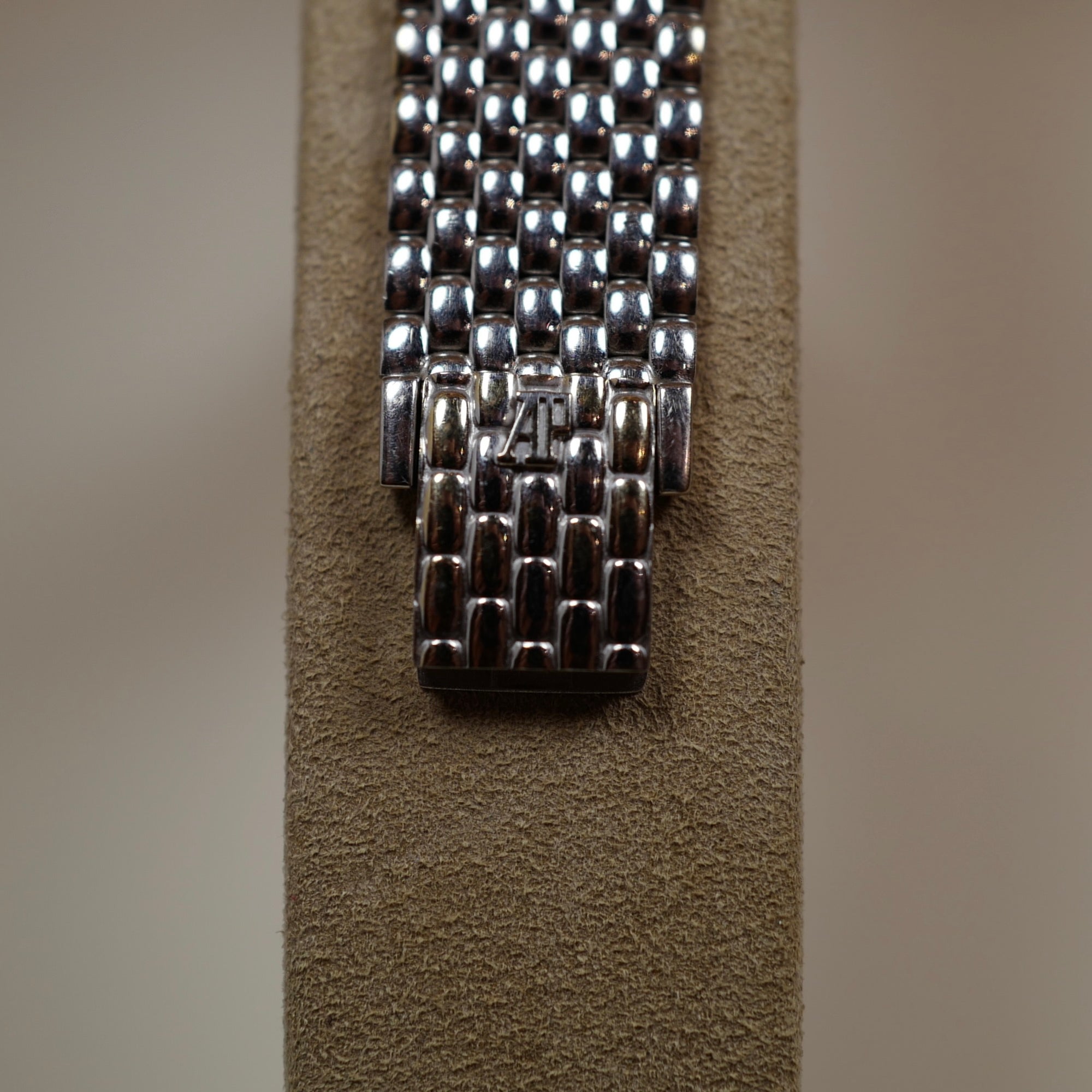 Audemars Piguet White Gold Beaded Bracelet Watch